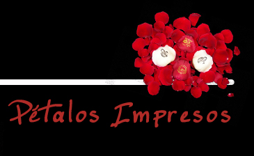 petalos de rosa impresos